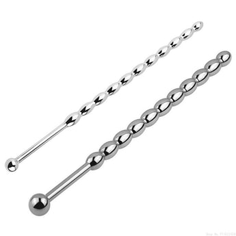 Stainless Steel Urethral Sounds Beads Penis Plug Stimulate Dilator Male sex toy