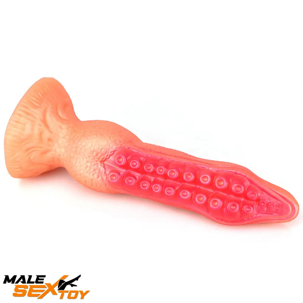 7.08in 9.06in 10.24in 11.81in Octopus Tentacles Odd Silicone Flexible Dildo