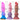 9.44in Colorful Silicone Flexible Fantasy Dog Dildo For BDSM Sex Toy Male Sex Toy