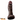 8.07in 8.66in 9.44in Ebony Silicone Soft Big Dildo Female Masturbator