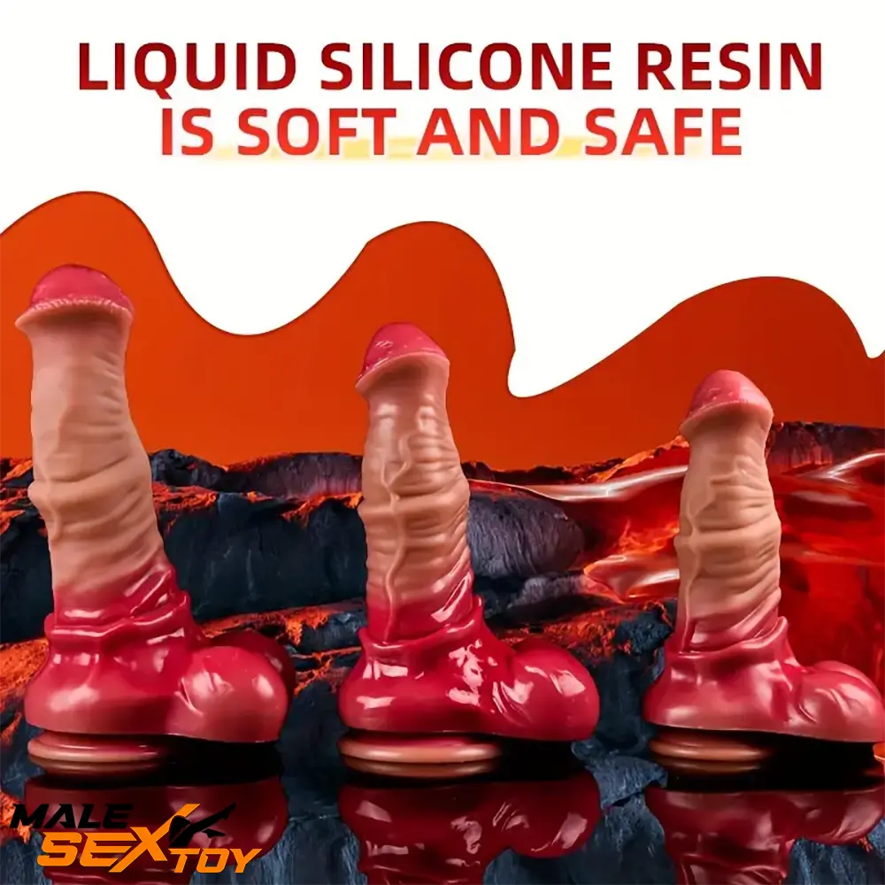 7.4in 8.46in 9.44in 10.03in 11.22in Big Silicone Soft Horse Cock Dildo