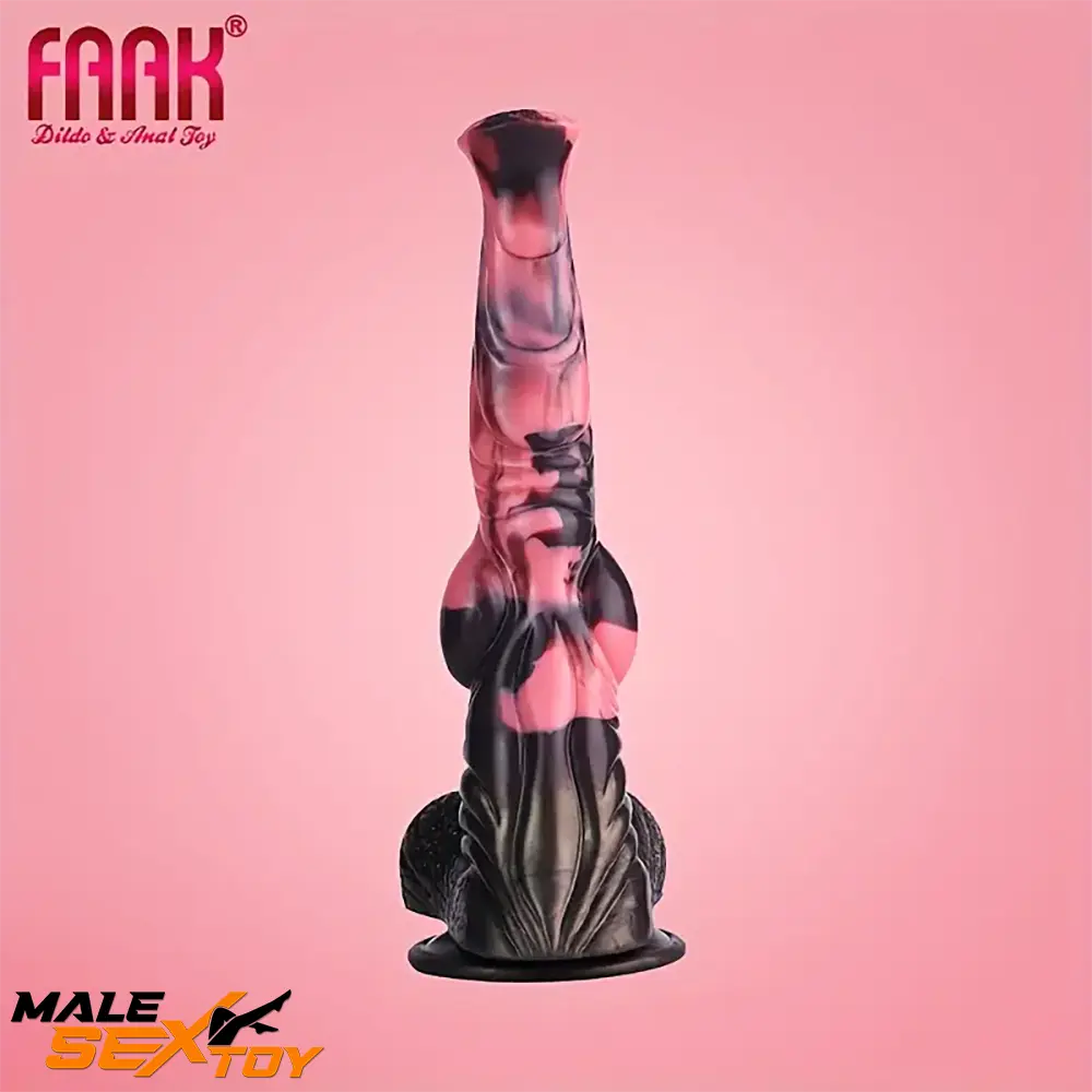 11in 9.8in 11.2in 9.8in Soft Silicone Fantasy Large Horse Animal Dildo Male Sex Toy