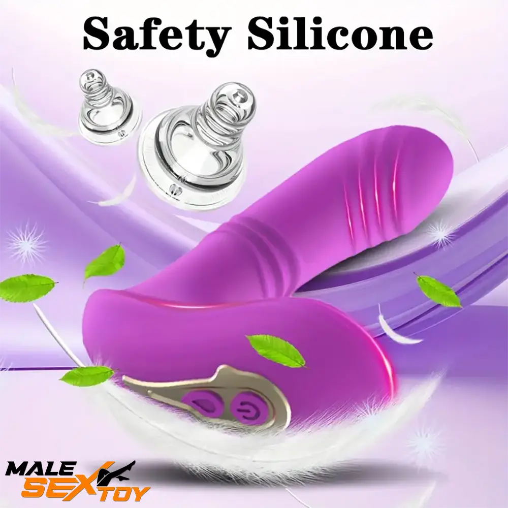 5.7in Vibrating Thrusting Flapping Wearable Dildo Automatic G Spot