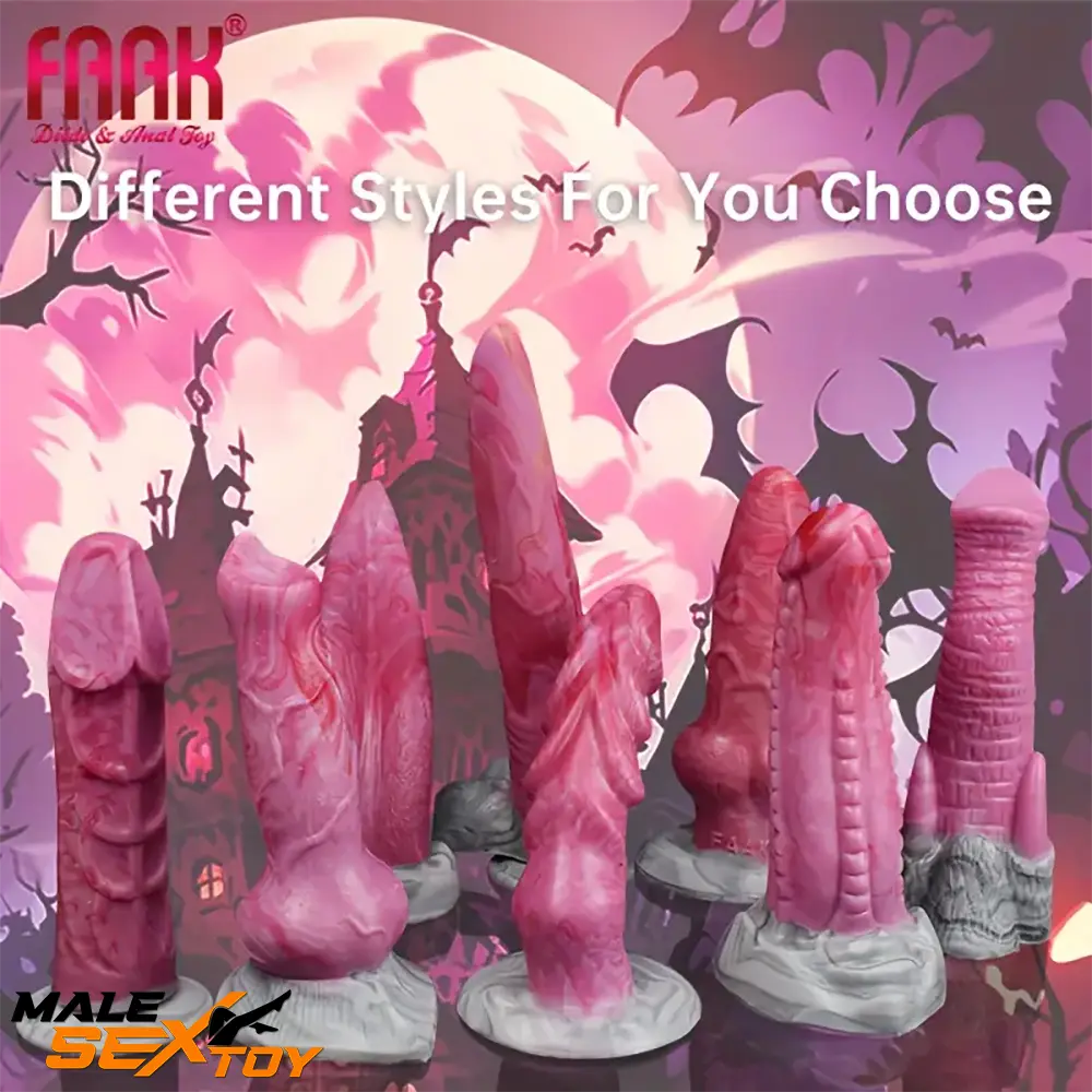 Multiple Models Monster Silicone Soft Big Dildos With Suction Cup