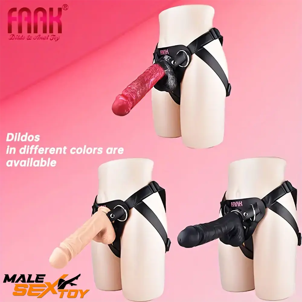 10.01in Silicone Soft Big Strap On Wearable Dildo For Women Adults