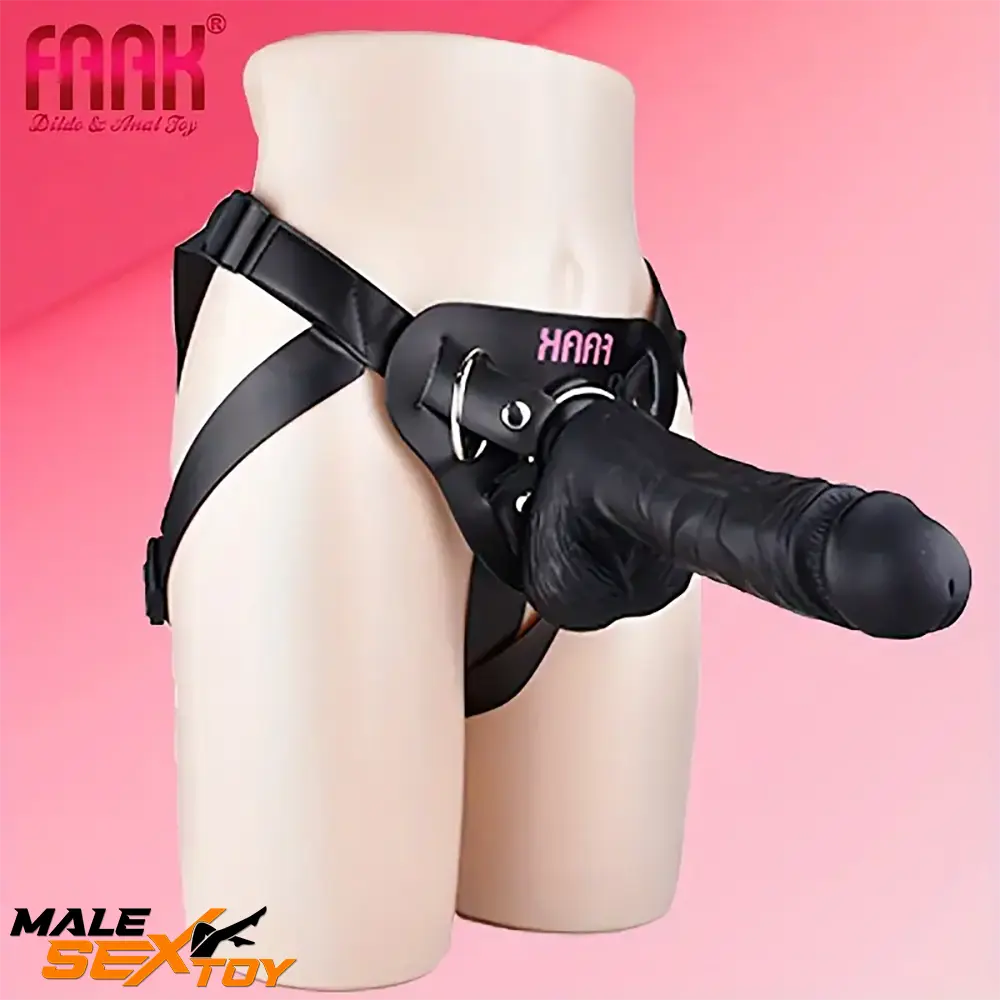 10.01in Silicone Soft Big Strap On Wearable Dildo For Women Adults