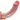 7.32in Realistic Female Skin Flesh Like Silicone Dildo With 3D Veins