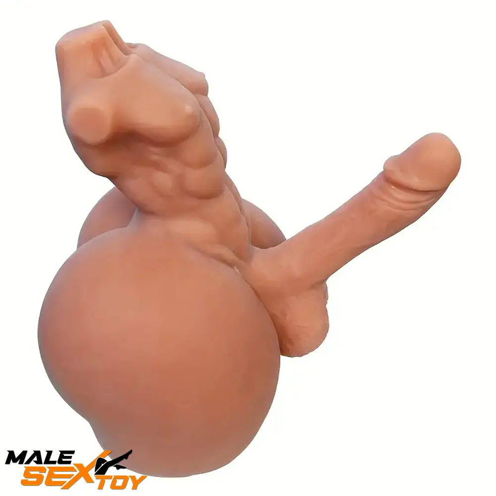 5.5in Real Riding Silicone Flexible Dildo With 5.1lb BBW Sex Doll Torso