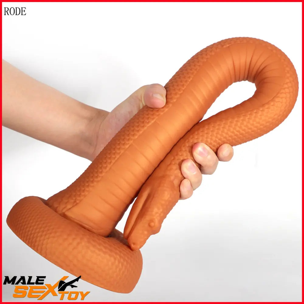 13.78in 17.72in 21.65in Long Huge Silicone Soft Snake Animal Dildo